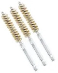 BGS 3078-11-M Messingb&uuml;rste 11mm Antrieb Au&szlig;ensechskant 6,3mm (1/4") 3 teilig