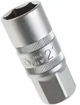 BGS 2463 Z&uuml;ndkerzen Einsatz Sechskant SW 21mm mit Magnet Antrieb 12,5mm (1/2")