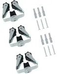 BGS DIY 85801 Satz Ger&auml;tehalter mit Befestigungsschrauben 3 teilig
