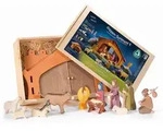OSTHEIMER 60201 Krippen Sortiment II 13teilig mit Figuren und Krippe Weihnachten