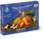 OSTHEIMER 60205 Krippen Set mit Diorama 11 teilig mit Figuren Weihnachten