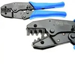 BGS 1419 Kabelschuhzange Crimpzange Presszange mit Ratschenfunktion - f&uuml;r offene