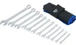 BGS 1197 Satz Ringmaulschl&uuml;ssel 6-22mm metrisch 12 teilig mit Tasche