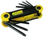 PROXXON 23954 TORX Pocket Schl&uuml;sselsatz TX9-40 8 teilig