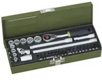 PROXXON 23078 Feinmechaniker Steckschl&uuml;ssel- und Schraubersatz 6,3mm (1/4") 32