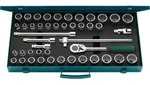 STAHLWILLE 50ma/39/6N Steckschl&uuml;ssel Garnitur ZOLL + Metrisch Antrieb 12,5mm (1/2")