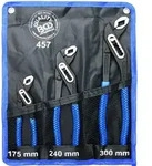 BGS 457 Satz Wasserpumpenzangen Rohrzangen 3 verschiedene Gr&ouml;&szlig;en mit Tasche