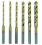 PROXXON 28876 HSS-Spiralbohrersatz mit Zentrierspitze 1,5 - 4,0mm 6tlg.
