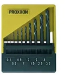 PROXXON 28874 Set HSS Spiralbohrer 0,3-3,2mm mit Halter 10 teilig
