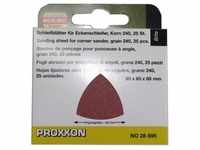 PROXXON 28895 Schleifblätter Korn 240 / 25 Stück für OZI Nummer 28520