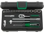 STAHLWILLE 40/13/6 Steckschl&uuml;ssel Garnitur Antrieb 6,3mm (1/4") 19 teilig - 96011124