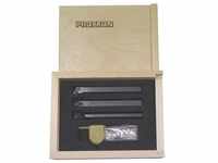 PROXXON 24555 Satz Stahlhalter mit Hartmetall Wendeplatten 8x8mm für PD230/e &