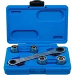 BGS 65505 Satz Ausdreher f&uuml;r Stehbolzen / Stehbolzenausdreher 6 - 12mm 5 teilig
