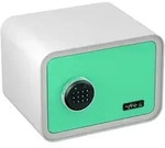 BASI mySafe 350-Code Blau-Wei&szlig; Elektronik M&ouml;bel Tresor