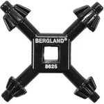 BGS DIY 8625 Bohrfutter Kreuzschl&uuml;ssel universal Zapfen &Oslash;4 - 5,5 - 6 - 7mm