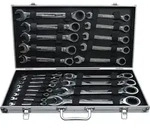 BGS DIY 30009 Satz Ratschenringmaulschl&uuml;ssel SW 6 - 32mm 22 teilig
