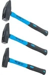 BGS 3845 Schlosserhammer Fiberglasstiel DIN 1041 Kopfgewicht 300g 500g 800g 3 teilig