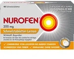 NUROFEN 200 mg Schmelztabletten Lemon bei Fieber & Schmerzen 48 St