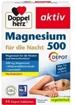 DOPPELHERZ Magnesium 500 f&uuml;r die Nacht Tabletten 30 St