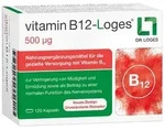 VITAMIN B12-LOGES 500 &mu;g Kapseln 120 St