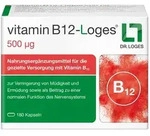 VITAMIN B12-LOGES 500 &mu;g Kapseln 180 St