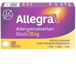 Allegra Allergietabletten &ndash; Vorteilspack - schnell bei Heuschnupfen & Allergien 100
