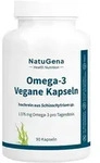 Omega-3 Algen&ouml;l-Kapseln hochdosiert & 100% VEGAN 90 St