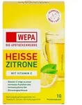 WEPA hei&szlig;e Zitrone+Vitamin C Pulver 10X10 g
