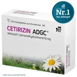 CETIRIZIN ADGC Filmtabletten 100 St