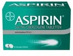ASPIRIN 500 mg &uuml;berzogene Tabletten 80 St