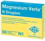 MAGNESIUM VERLA N Dragees 50 St