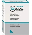 CALCILAC Kautabletten 500 mg/400 I.E. 120 St