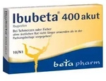 IBUBETA 400 akut Filmtabletten 10 St