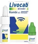 Livocab direkt Kombi Augentropfen + Nasenspray bei Allergie 1 P