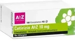 Cetirizin AbZ 10 mg - bei Allergien 100 St