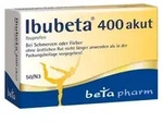 IBUBETA 400 akut Filmtabletten 50 St