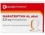 Naratriptan AL akut 2,5 mg Filmtabletten bei Migr&auml;ne 2 St