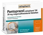 Pantoprazol-ratiopharm&reg; SK 20 mg bei Sodbrennen 7 St