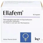 ELLAFEM + Omega 3 + Vitamin B6 + Soja-Isoflavonen & Nachtkerzen&ouml;l 90 St