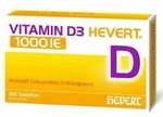 VITAMIN D3 HEVERT 1000 I.E. Tabletten 100 St