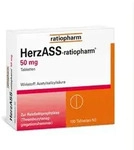 HERZASS-ratiopharm 50 mg Tabletten 100 St