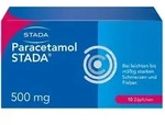 Paracetamol STADA 500mg Z&auml;pfchen 10 St