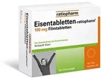 EISENTABLETTEN-ratiopharm 100 mg Filmtabletten 100 St