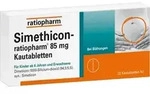 SIMETHICON-ratiopharm 85 mg Kautabletten 20 St