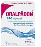 Oralp&auml;don&reg; 240 NEUTRAL Elektrolytepulver 10 St