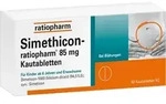 SIMETHICON-ratiopharm 85 mg Kautabletten 50 St