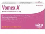 VOMEX A Kinder-Suppositorien 40 mg 5 St