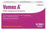 VOMEX A Kinder-Suppositorien 70 mg forte 5 St