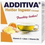 ADDITIVA hei&szlig;er Ingwer+Orange Pulver Sachets 120 g