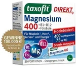 TAXOFIT Magnesium 400+B1+B6+B12+Fols&auml;ure 800 Gran. 20 St